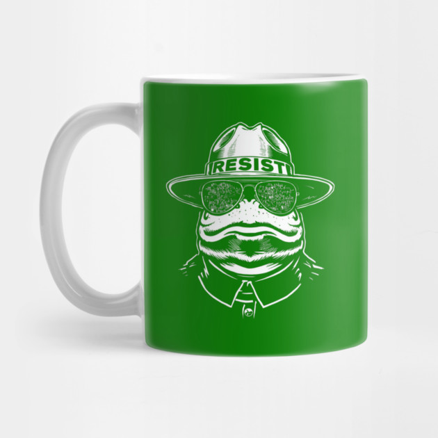 Resist-Frog by Creatifly Graphic Tees