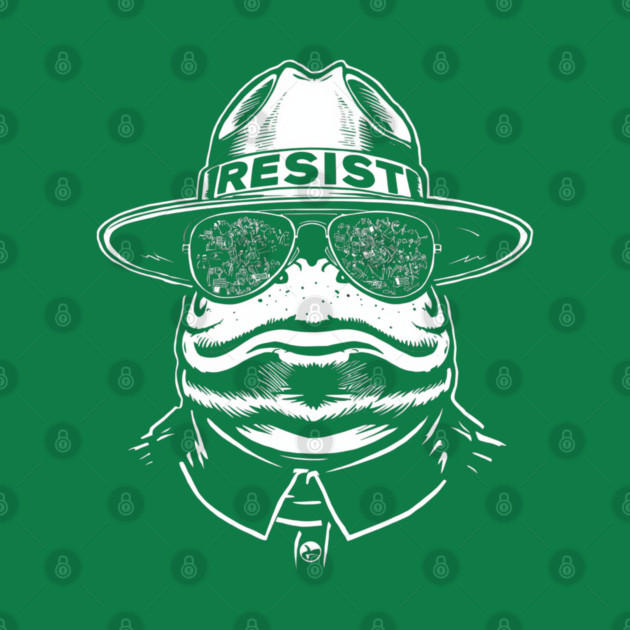 Resist-Frog by Creatifly Graphic Tees