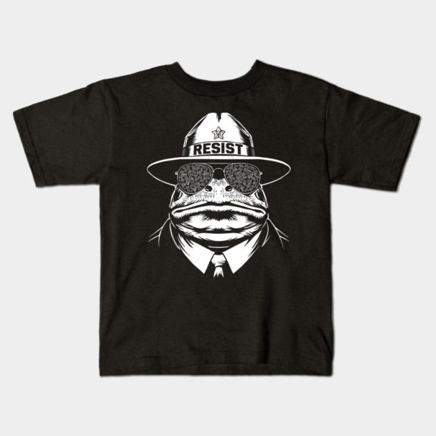 Resist-Frog Kids T-Shirt by Creatifly Graphic Tees