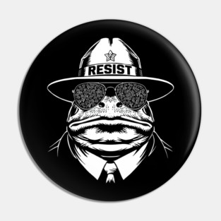 Resist-Frog Pin