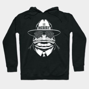 Resist-Frog Hoodie