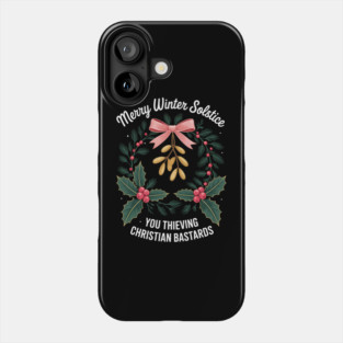 Merry Winter Christian Bastards Phone Case