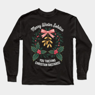 Merry Winter Christian Bastards Long Sleeve T-Shirt