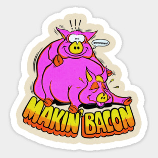 Makin' Bacon - Karate Kid Sticker