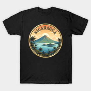 Nicaragua Badge Design T-Shirt