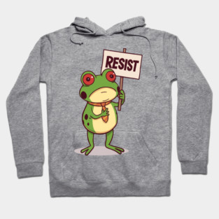 Resist-Frog Hoodie