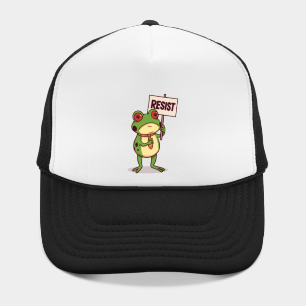 Resist-Frog by Creatifly Graphic Tees