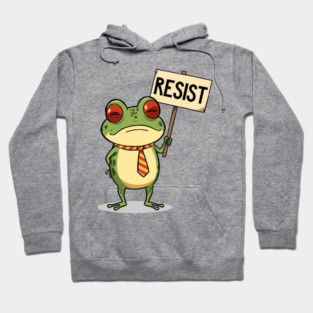 Resist-Frog Hoodie