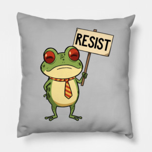 Resist-Frog Pillow