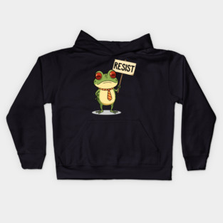 Resist-Frog Kids Hoodie