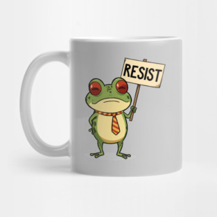 Resist-Frog Mug