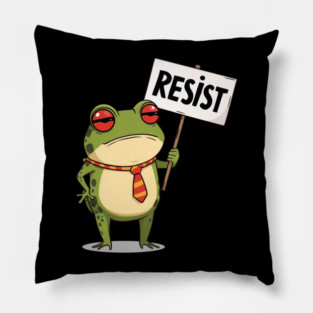 Resist-Frog Pillow