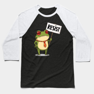 Resist-Frog Baseball T-Shirt