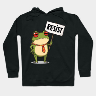 Resist-Frog Hoodie