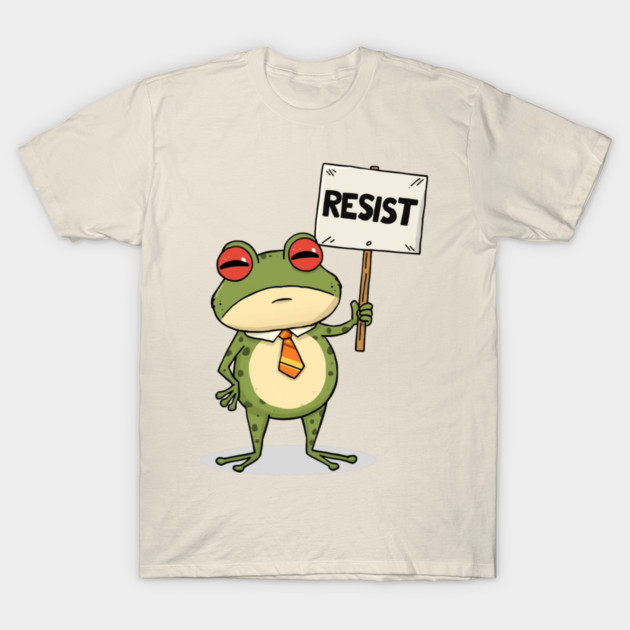 Resist-Frog T-Shirt by Creatifly Graphic Tees