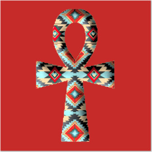 Southwestern Ankh Posters and Art