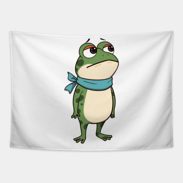 Resist-Frog Tapestry by Creatifly Graphic Tees