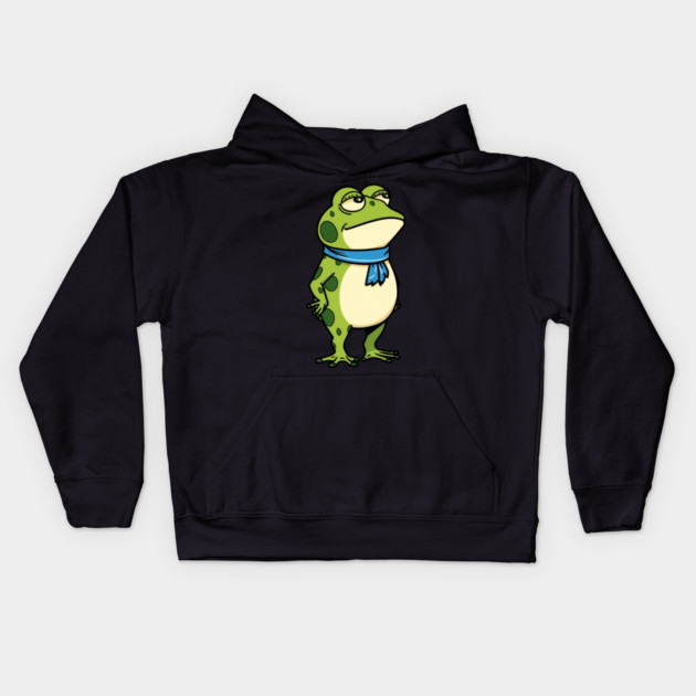 Resist-Frog Kids Hoodie by Creatifly Graphic Tees