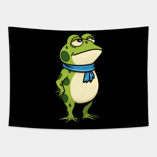 Resist-Frog Tapestry by Creatifly Graphic Tees