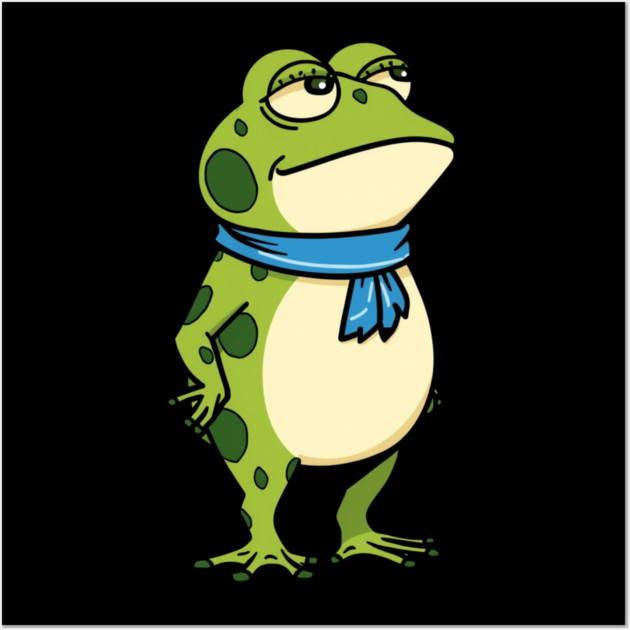 Resist-Frog Wall Art by Creatifly Graphic Tees