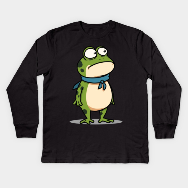 Resist-Frog Kids Long Sleeve T-Shirt by Creatifly Graphic Tees