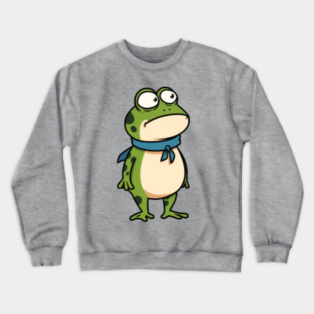 Resist-Frog Crewneck Sweatshirt by Creatifly Graphic Tees
