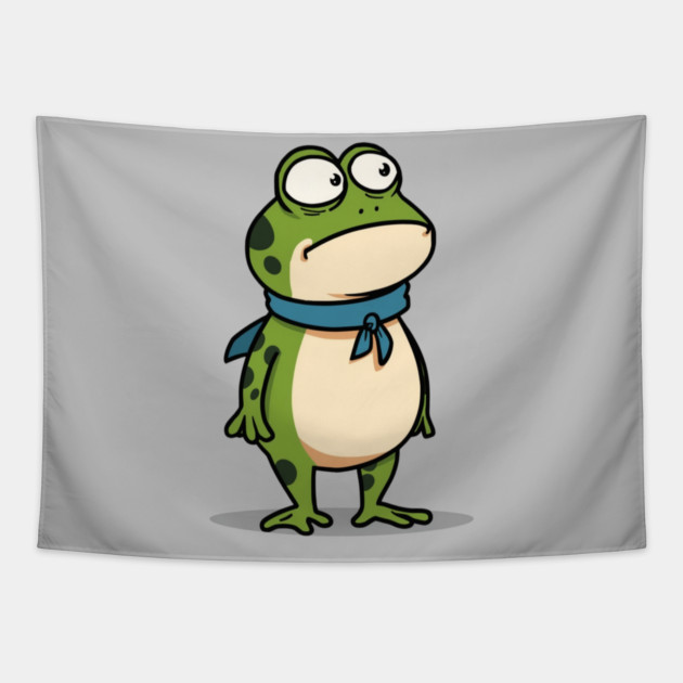 Resist-Frog Tapestry by Creatifly Graphic Tees