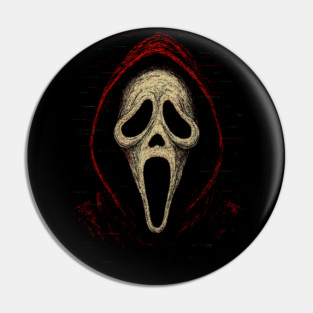 Ghostface Glitch Pin