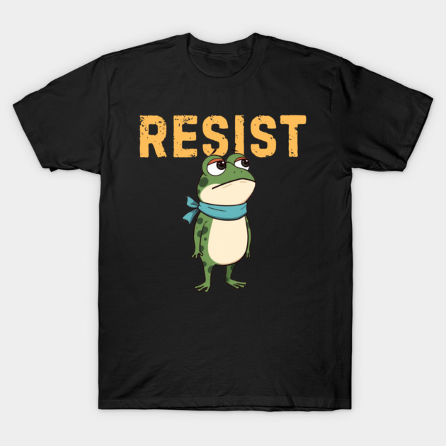 Resist-Frog T-Shirt by Creatifly Graphic Tees