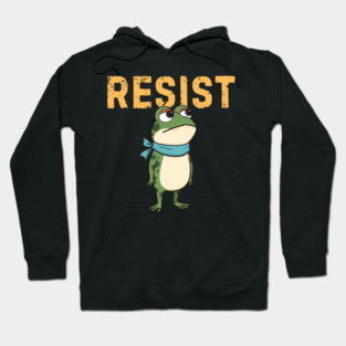 Resist-Frog Hoodie