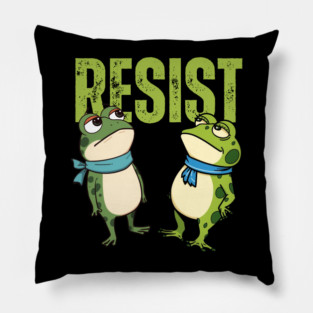 Resist-Frog Pillow