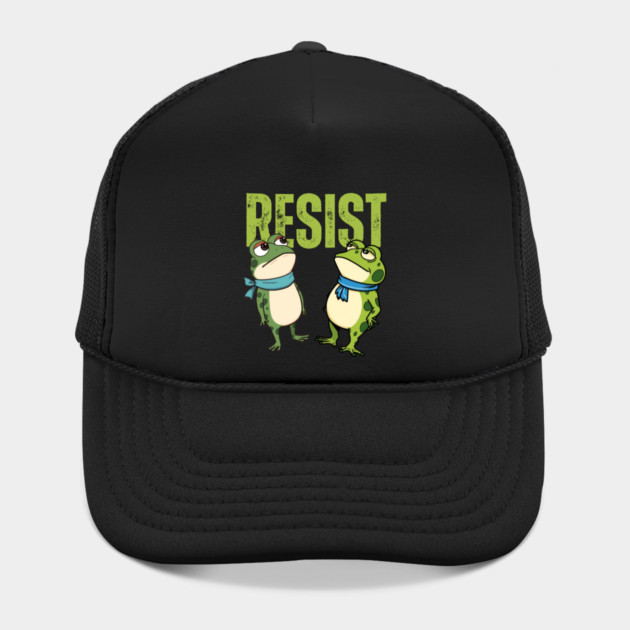 Resist-Frog by Creatifly Graphic Tees