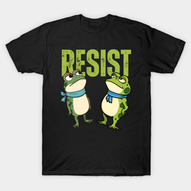Resist-Frog T-Shirt by Creatifly Graphic Tees