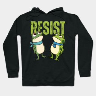 Resist-Frog Hoodie