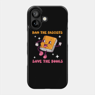 Protect Books Not Bans – Read Freely Anti-Censorship Design Phone Case