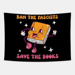 Protect Books Not Bans – Read Freely Anti-Censorship Design Tapestry