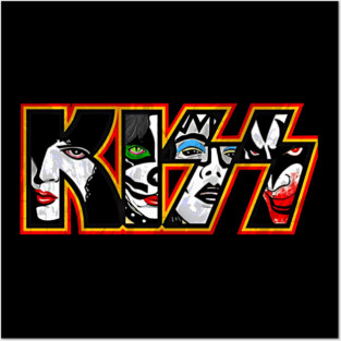KISS BAND Posters and Art