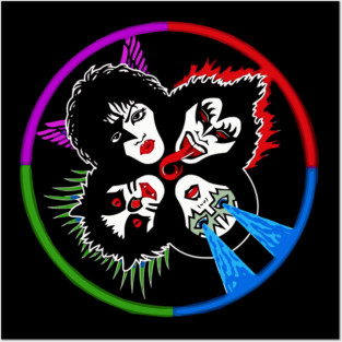 kiss band Posters and Art