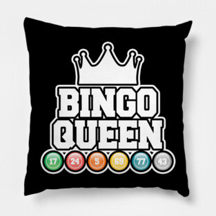 Bingo Queen Pillow