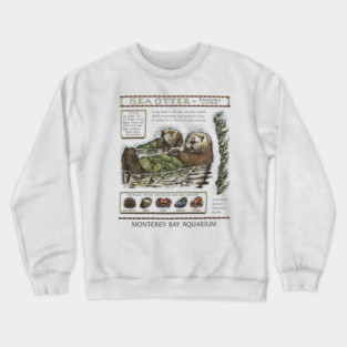 Monterey Bay Aquarium Otter Crewneck Sweatshirt