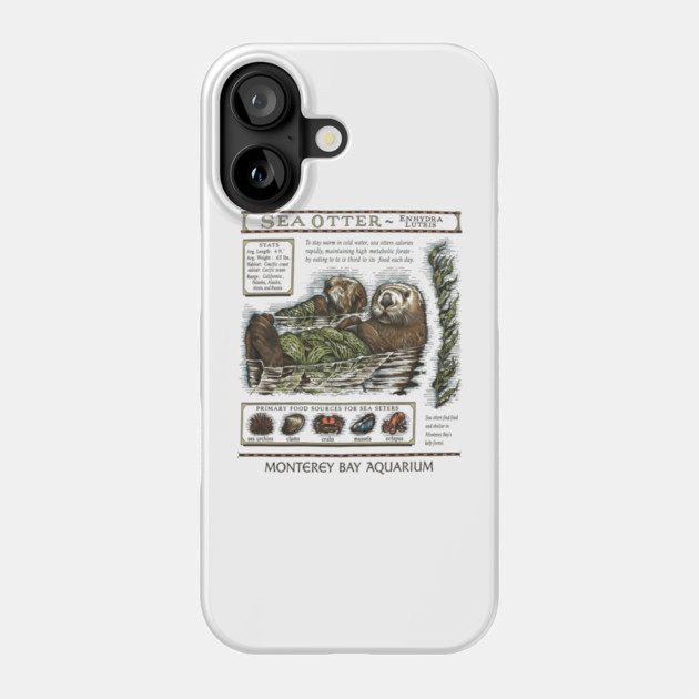 Monterey Bay Aquarium Otter Phone Case by ArtistTee ⭐⭐⭐⭐⭐