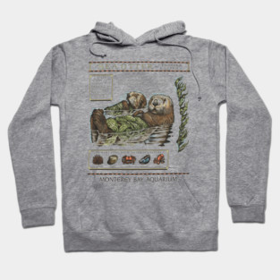 Monterey bay aquarium otter - Sea otter Hoodie