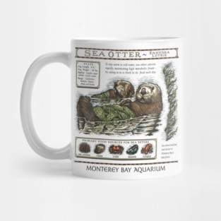 Monterey bay aquarium otter - Sea otter Mug