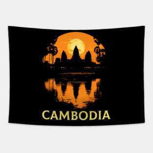 Angkor Wat Cambodian Khmer Cambodian Tapestry