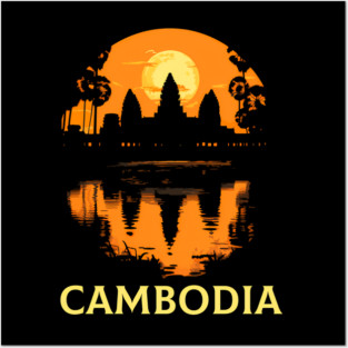 Angkor Wat Cambodian Khmer Cambodian Posters and Art