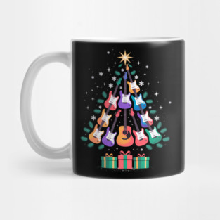 GUITAR CHRISTMAS Tree Mug