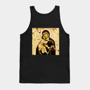 Virgin Mary and Christ Child of Vladimir Tank Top