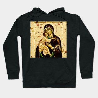 Virgin Mary and Christ Child of Vladimir Hoodie