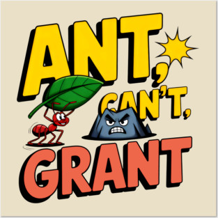 From Ant to Grant: A Comic Journey of Strength and Grit Posters and Art