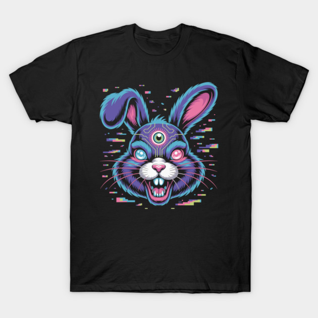 Crashloop Cottontail T-Shirt by Cosmo Gazoo